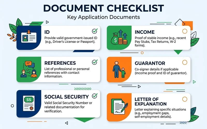 First-time renter document checklist