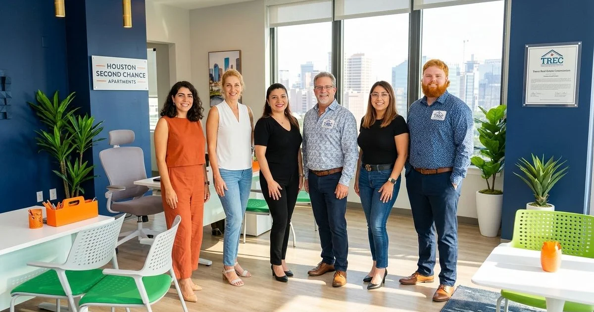 Houston Second Chance Apartments team with TREC broker credentials